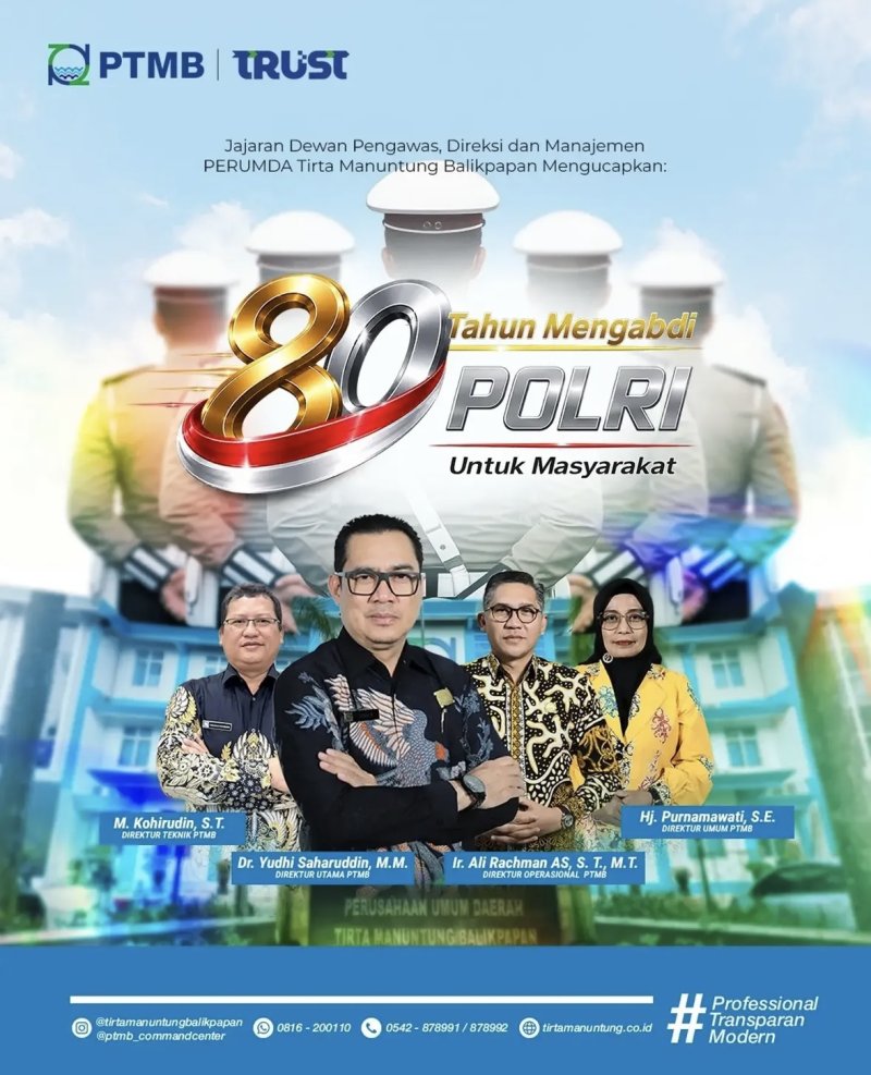 Selamat Hari Raya Bhayangkara ke-80!