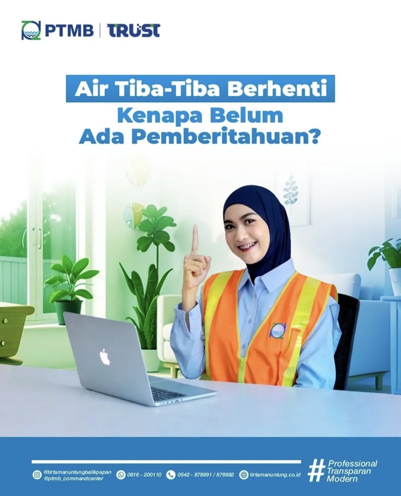 Air Tiba-Tiba Berhenti, Tapi Belum Ada Pemberitahuan?