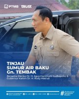 AHY TINJAU SUMUR AIR BAKU GN. TEMBAK