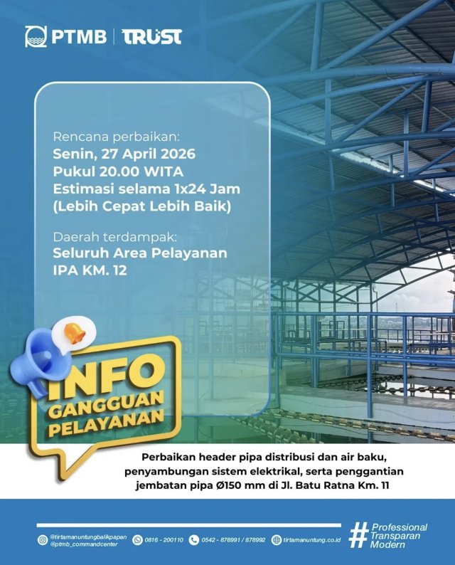 Perbaikan Header Pipa Distribusi dan Air Baku di Jl. Batu Ratna KM. 11