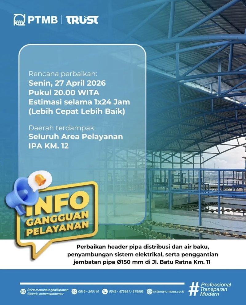 Perbaikan Header Pipa Distribusi dan Air Baku di Jl. Batu Ratna KM. 11