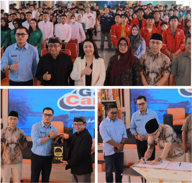PTMB Goes to Campus, Kolaborasi dengan Mahasiswa. Dirut Edukasi hingga Lakukan MoU 3 Fakultas