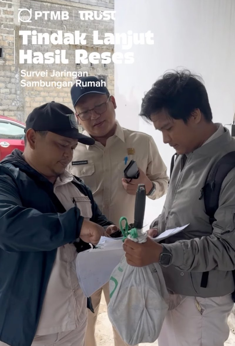 Tindak Lanjut Hasil Reses: Survei Jaringan Sambungan Rumah
