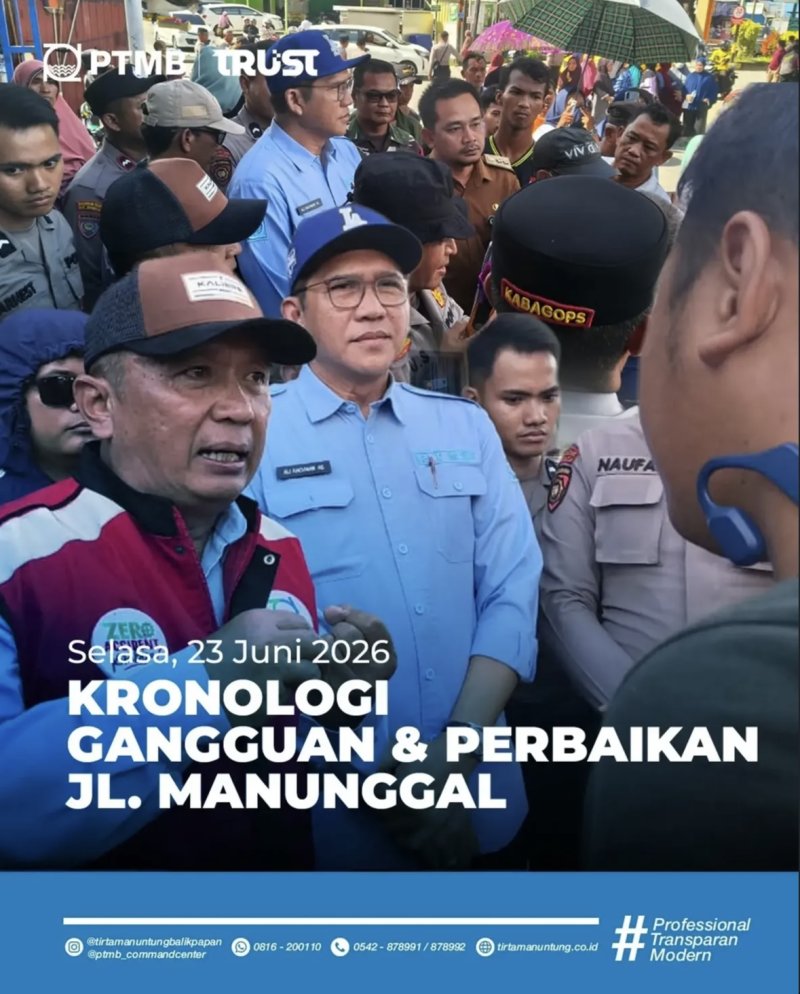 Kronologi Gangguan & Perbaikan JL. Manunggal