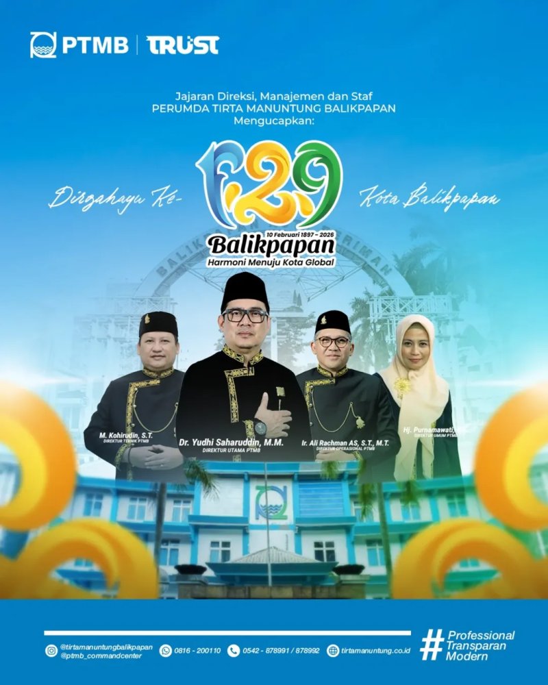 Dirgahayu ke-129 Kota Balikpapan!