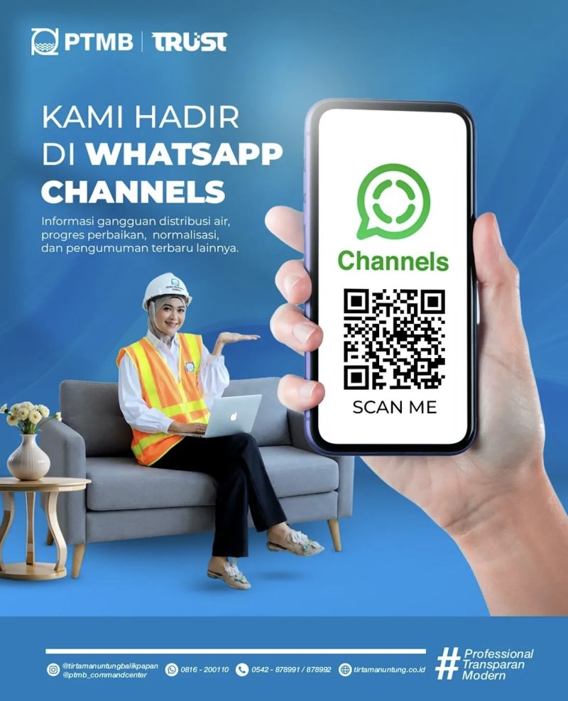PTMB kini Hadir di Whatsapp Channels
