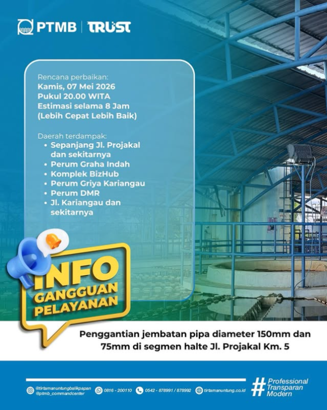 Penggantian Jembatan Pipa di Segmen Halte Jl. Projakal KM. 5